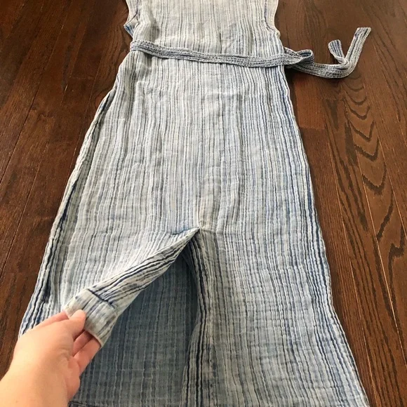 Faherty Women's XS Dream Cotton Costa Midi Dress in Light Indigo Wash -  NWT! - www.ronaldseam.com
